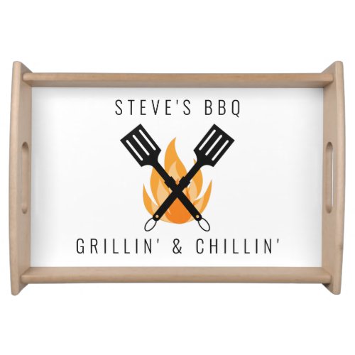 Fathers Day BBQ Serving Tray