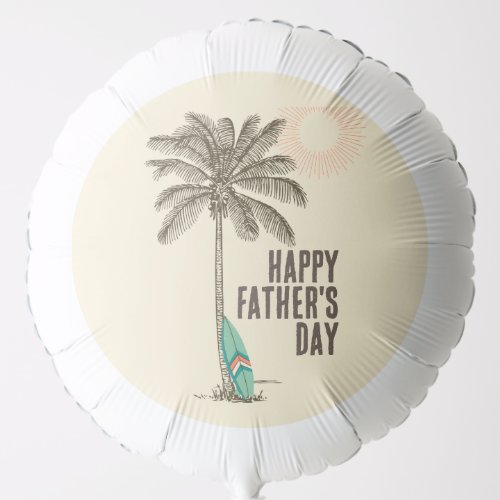 Fathers Day Beach Party Palm Tree Balloon