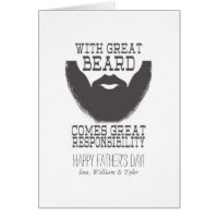 Father's Day Beard Card
