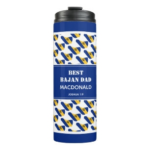Father's Day BEST BAJAN DAD Custom Barbados Thermal Tumbler