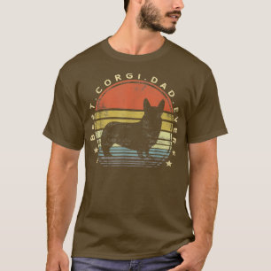 Father's Day Best Corgi Dad Ever Daddy Gifts Dog L T-Shirt