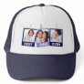 Father's Day | Best Dad Ever 3 Photo Collage Trucker Hat
