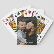 Father's Day Best Dad Ever Custom Photo Name