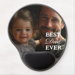 Fathers day Best DAD Ever keepsake Gel Mouse Pad
