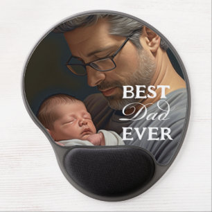 Fathers day Best DAD Ever Keepsake Gel Mouse Pad