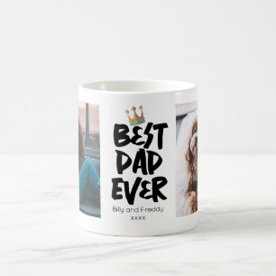 Father's Day Best Dad Ever Photo Coffee Mug