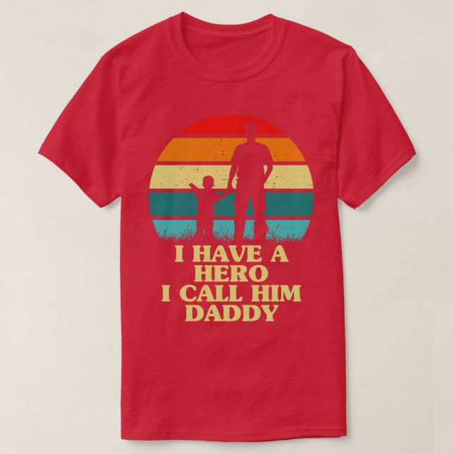 Fathers Day Best Dad Ever Retro Sunset Fathers Day T-Shirt (Design Front)