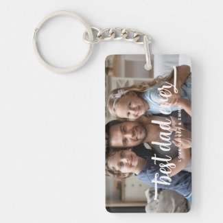 Father's Day Best Dad Ever Script Photo