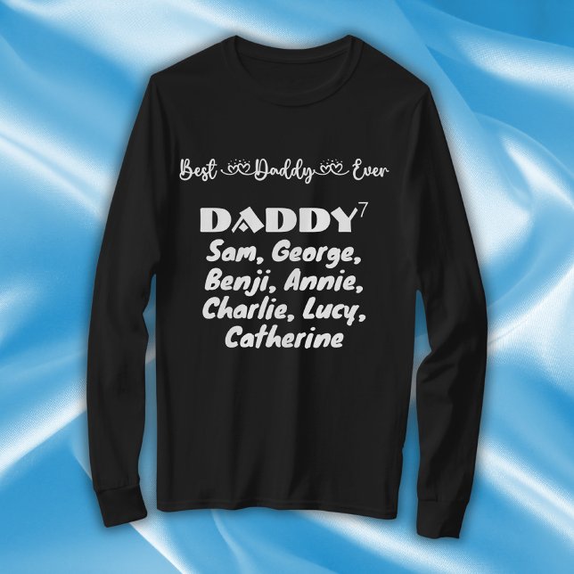 Fathers Day Best Dad Ever typography | T-Shirt (Creator Uploaded)