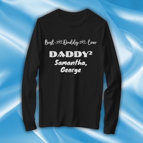 Fathers Day Best Dad Ever typography  T_Shirt