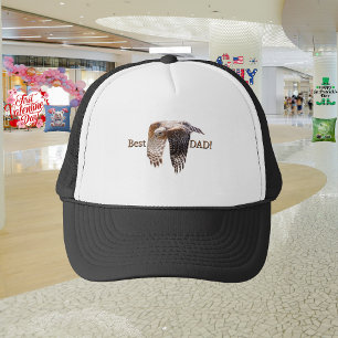 Father's Day "Best Dad" Hawk Trucker Hat