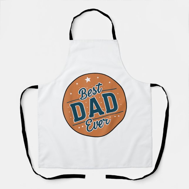 Father's Day Best Dad In The World Apron (Front)