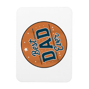 Father's Day Best Dad In The World Magnet