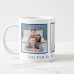 Father's Day Best Dad In The World Multi Photo Giant Coffee Mug Father's Day Best Dad In The World Multi Photo Giant Coffee Mug