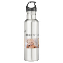 Father's Day Best Daddy 3 Photo Customize Stainless Steel Water Bottle Father's Day Best Daddy 3 Photo Customize Stainless Steel Water Bottle
