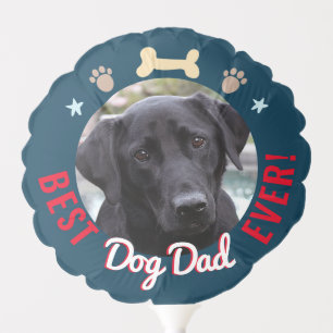 Father's Day Best Dog Dad Ever Balloon