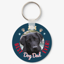 Father's Day Best Dog Dad Ever Keychain