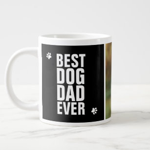 Fathers Day Personalised Dog Daddy Thank You for Being My Daddy Best Beagle Dad Dog Birthday Coffee/Tea Mug Black Satin Ceramic Mug
