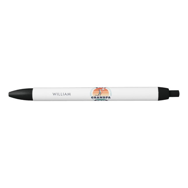 Fathers Day Best Grandpa By Par Golf Personalized Pen (Front)