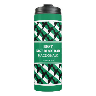 Father's Day BEST NIGERIAN DAD Naija Personalized Thermal Tumbler