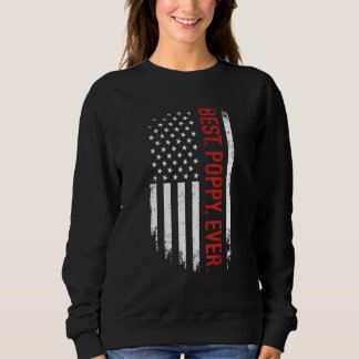 Father's Day Best Poppy Ever With Us American Flag Sweatshirt