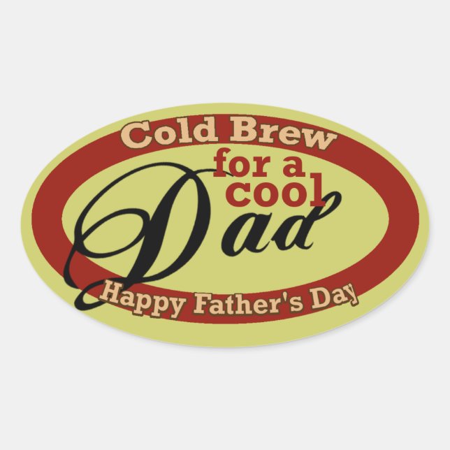 Father's Day Beverage or Beer Bottle Label (Front)