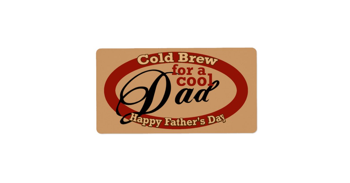 Father's Day Beverage or Beer Bottle Label | Zazzle.com