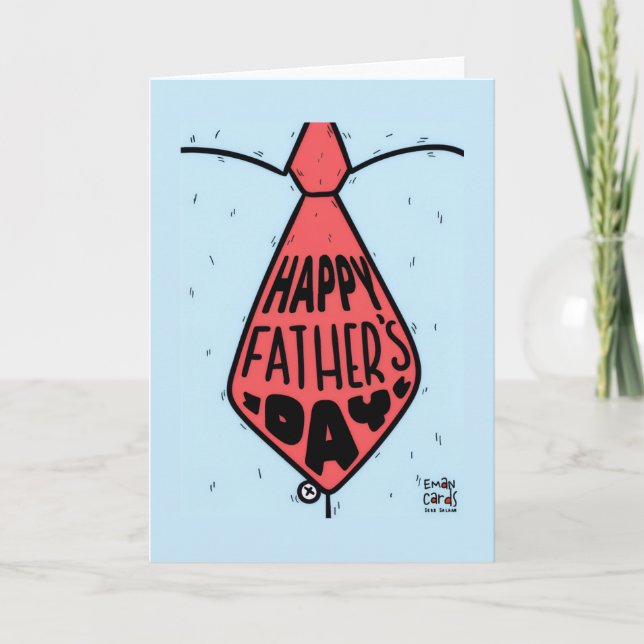 Father's Day - Big Tie Card (Front)