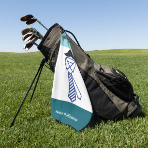 Father's Day Birthday Funny Customize Name Golf Towel