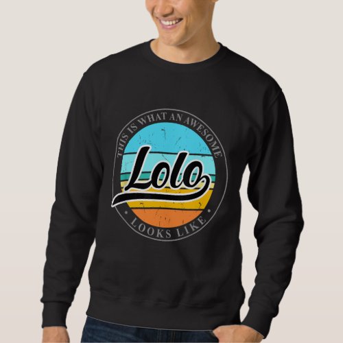 Fathers Day Birthday gift for Lolo Filipino Pinoy Sweatshirt