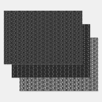 Fathers Day Black And White Coordinating Geometric