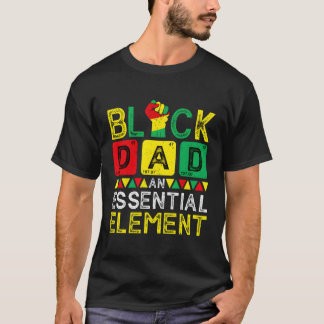 Father'S Day Black Dad Essential Elet Junenth T-Shirt