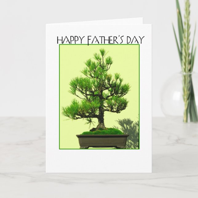 Father's day bonsai card (Front)