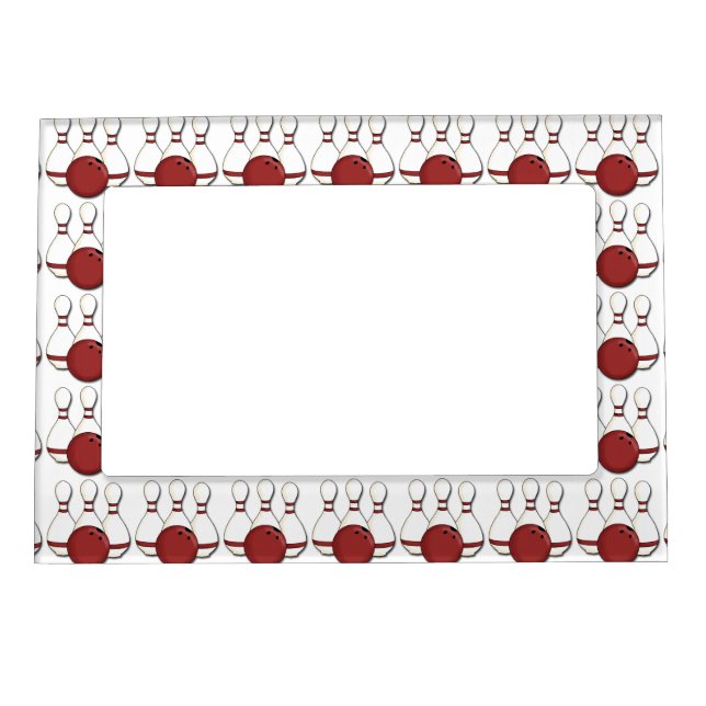Father's Day, Bowling, Magnetic Frame (Front)