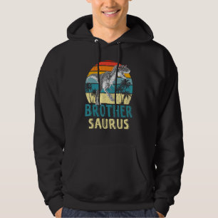 Fathers Day Brothersaurus T Rex Dinosaur Brother S Hoodie