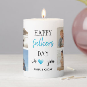 Father's Day Candle   Personalized Photos