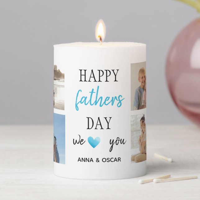 Father's Day Candle | Personalized Photos (In Situ)