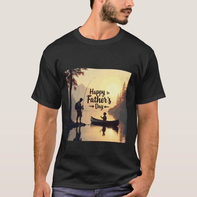 Father's Day Canoe Adventure T-Shirt (Front)