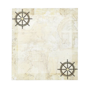 Fathers Day - Captains Wheel Notepad