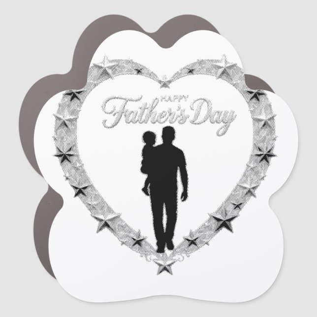 Father's Day Car Magnet (Front)