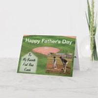 Happy Father's Day Card Baseball Theme