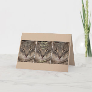Father's Day Card (Cat Sleeping)
