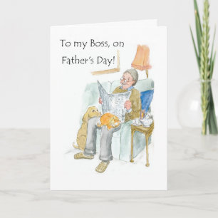 Father's Day Card for a Boss