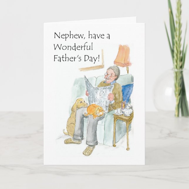 Father's Day Card for a Nephew (Front)