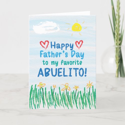 Fathers Day Card for Abuelito