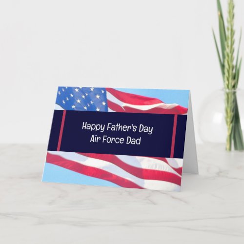 Fathers Day Card for Air Force Dad