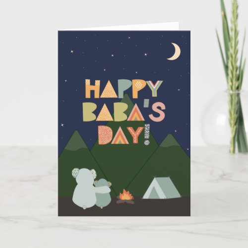 Fathers Day Card for Baba