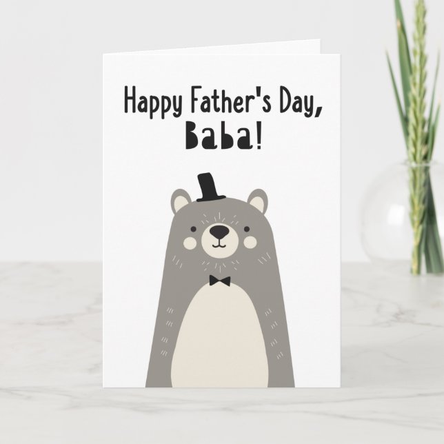 Father's Day Card for Baba (Front)