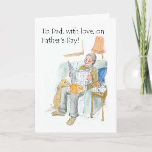 Fathers Day Card for Dad