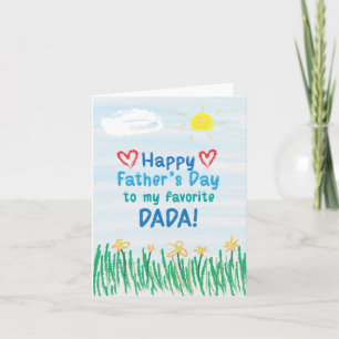 Father's Day Card for Dada